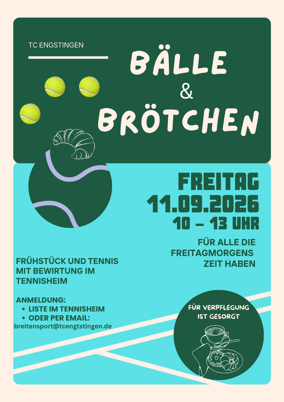 Flyer Bälle & Brötchen, 11.09.2026